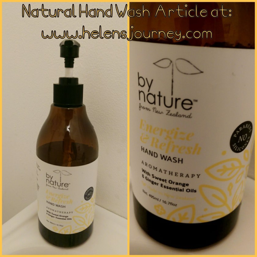 HAND CARE the NATURAL WAY! Looking after your hands by washing them the non-chemical way. Natural hand wash reviews at www.helensjourney.com