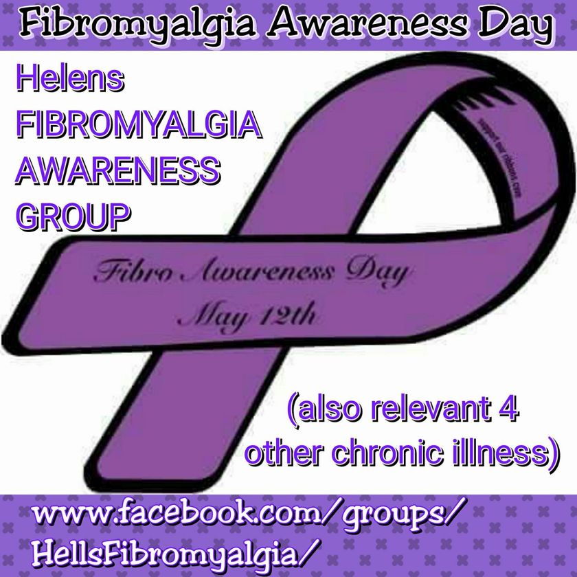 Helen's Fibromyalgia Awareness and Support Group on facebook for chronic illness sufferers