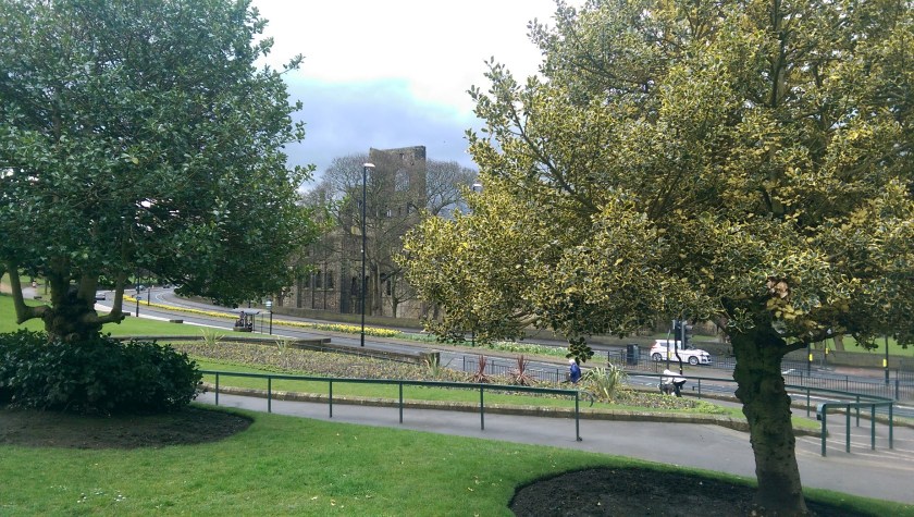 Review of Kirkstall Abbey disabled access. A free day out in Leeds with wheelchair access