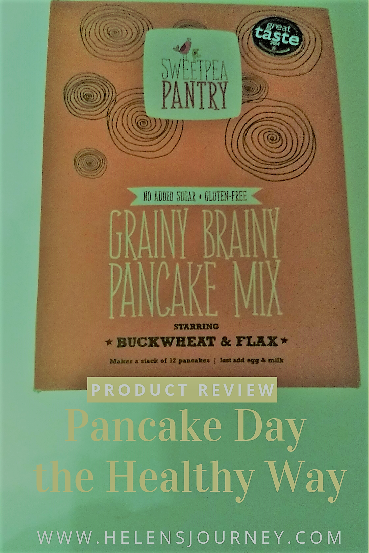 PANCAKE DAY THE HEALTHY WAY. Review of sweet pantry gluten free and vegan pancakes by Helen's Journey Blog